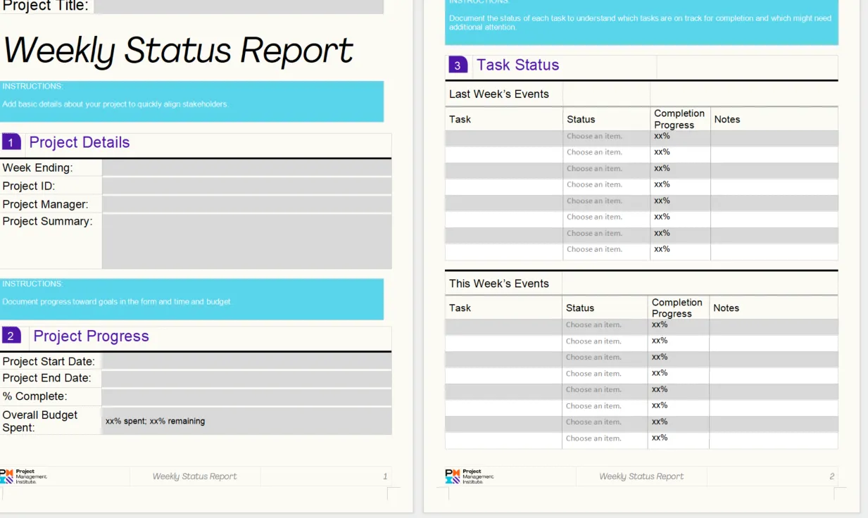 Project Management Template 2